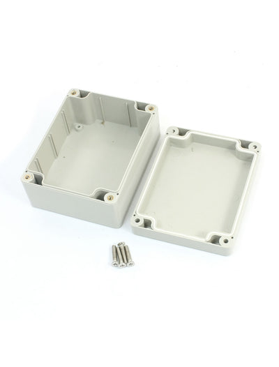 Harfington Uxcell Plastic Surface Mounted Power Protective Case Junction Box 115x90x55mm