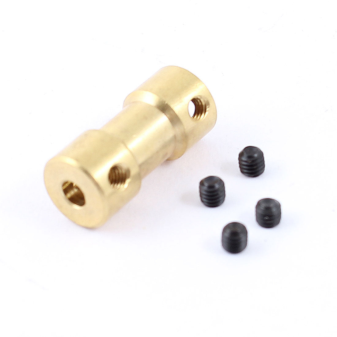 uxcell Uxcell RC Airplane Helicopter 3.17mm to 5mm Brass Motor Shaft Coupling Coupler Connector