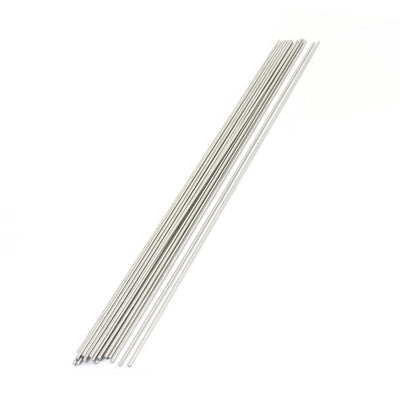 Harfington Uxcell 20PCS 300mm x 2mm Stainless Steel Round Rod Axle Bars for RC