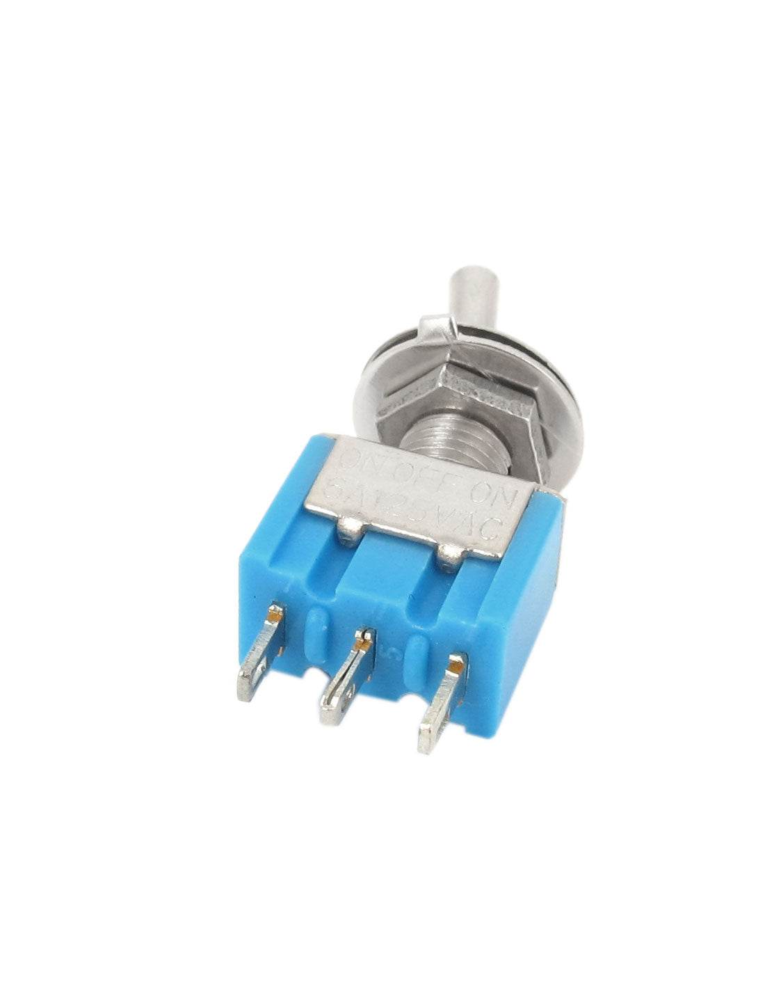 uxcell Uxcell 5pcs AC 125V 6A ON/OFF/ON 3-Position SPDT 3 Terminals Mini Latching Toggle Switch