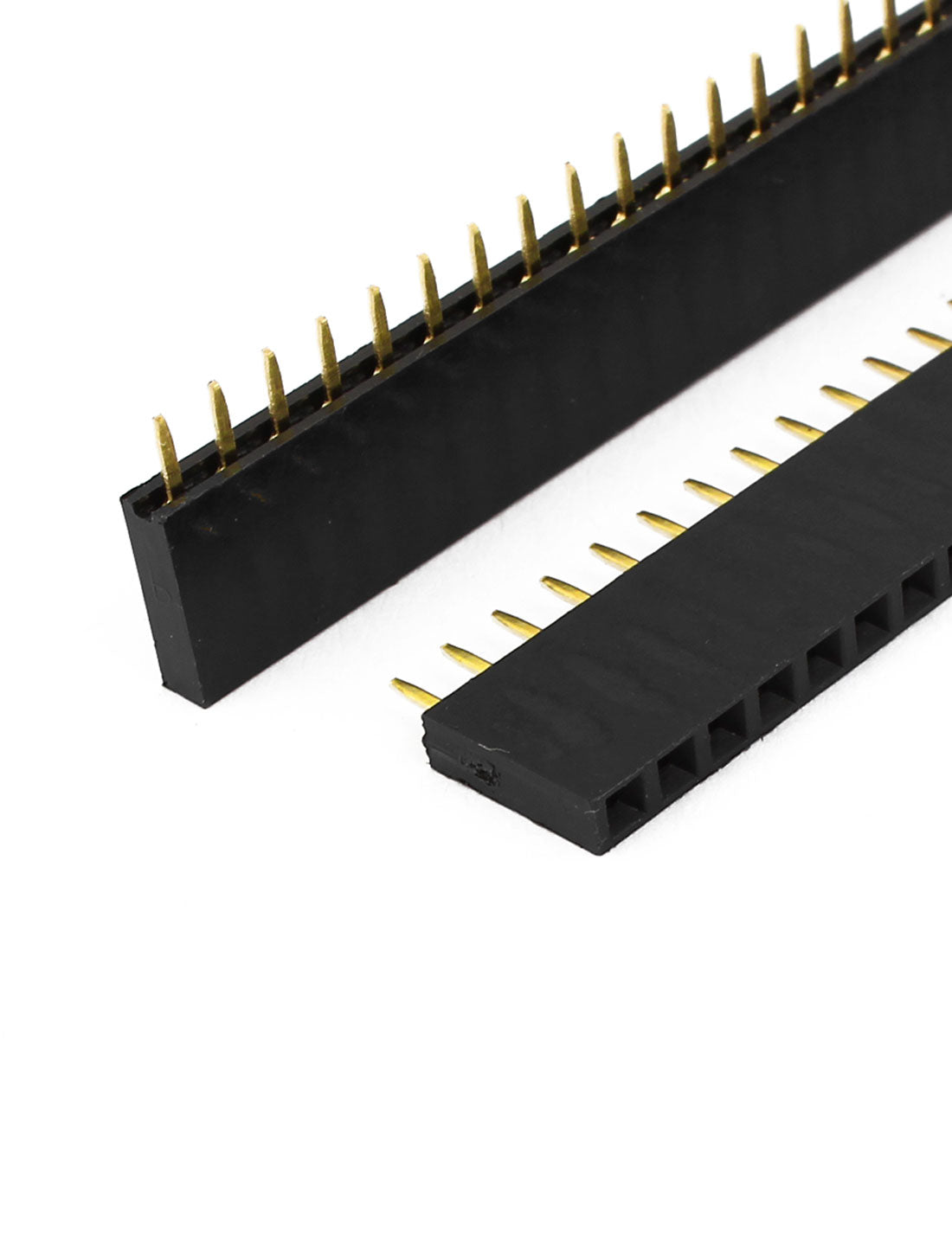 uxcell Uxcell 30 Stück Buchse PCB Header 40 Wege 2.54mm Abstand Stecker Verbinder Schwarz de