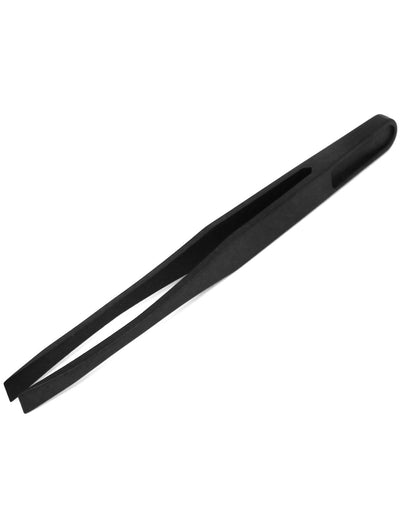 Harfington Uxcell 12cm Long Anti Static Plastic 6mm Width Flat Tip Tweezer Nipper