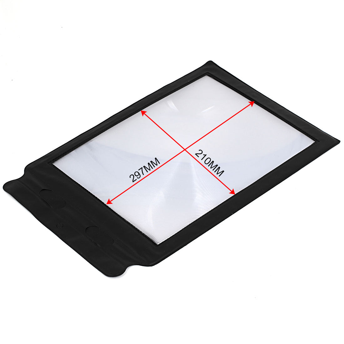 uxcell Uxcell Pocket Flexible Card Magnifying Lens Reading Magnifier A4 Size