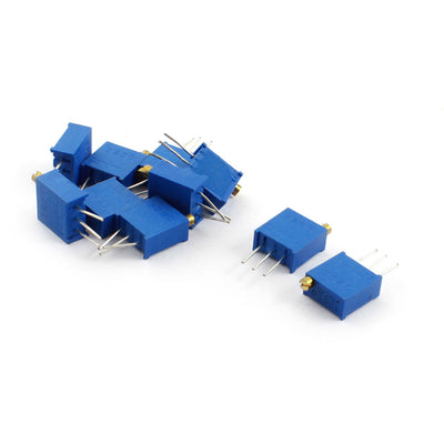 Harfington Uxcell Verstellbare 200 KOhm Widerstand Trimmer Potentiometer – Blau (10) de