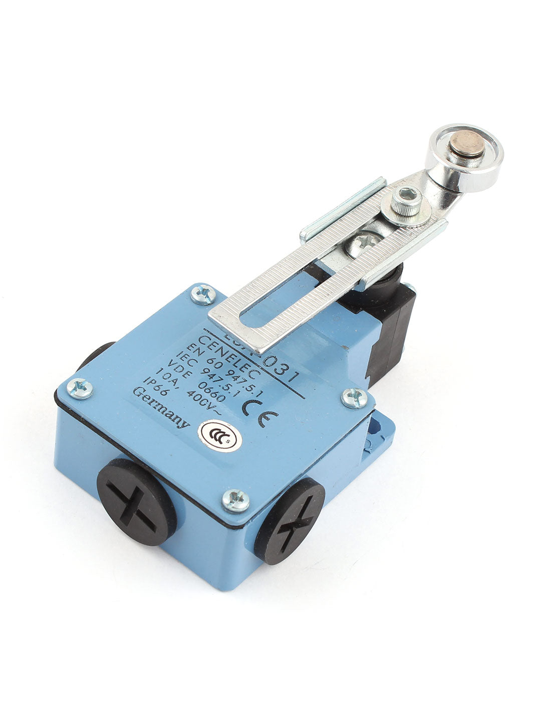 uxcell Uxcell LSA-031 SPDT Momentary Rotary Adjustable Roller Lever Limit Switch AC 400V 10A