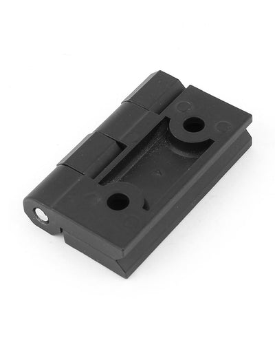 Harfington Uxcell 60mm x 60mm Square Black Aluminum Window Cabinets Door Hinges