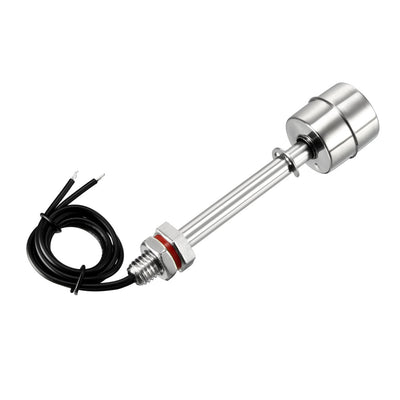 Harfington Uxcell 115mm Mini Vertical Stainless Steel Pool Tank Water Level Liquid Sensor Internal Connectors Float Switch