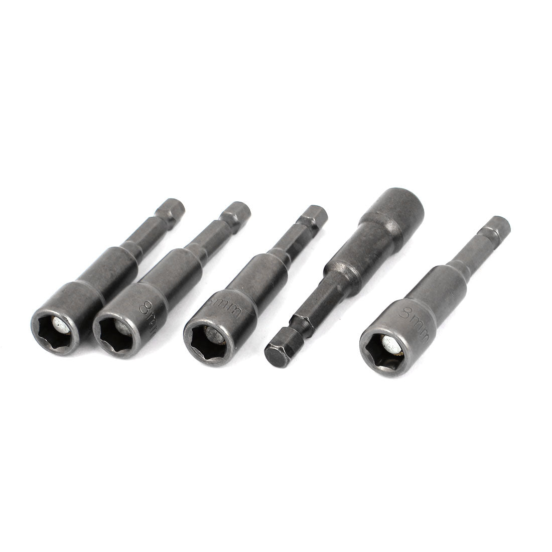 uxcell Uxcell a14121800ux0056 1/10,2 cm Schaft 8 mm 5/40,6 cm Hex Magnetische Bit Steckschlüssel Treiber Adapter (5 Stück) de