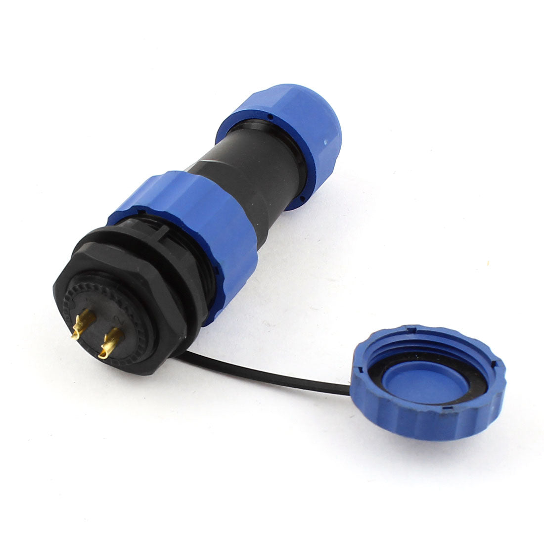 uxcell Uxcell SD20 20mm 2P Waterproof Aviation Cable Connector Socket IP68