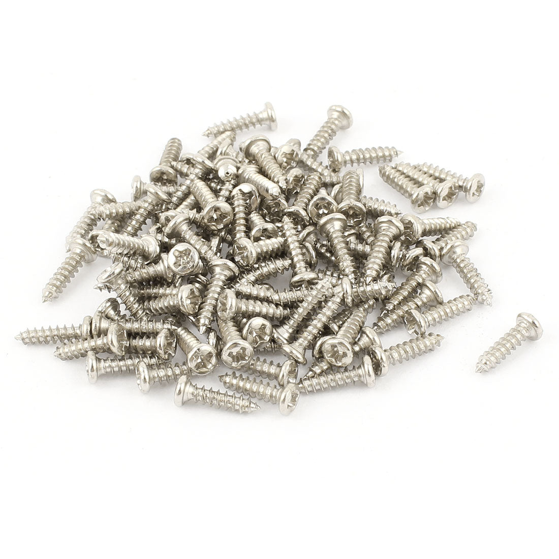 uxcell Uxcell 100pcs Magnetic Crosshead Phillips Pan Head Screws Bolt M2 x 8mm