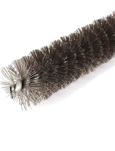 Harfington Uxcell 17cm Length 20mm Diameter Stainless Steel Wire Tube Cleaning Brush