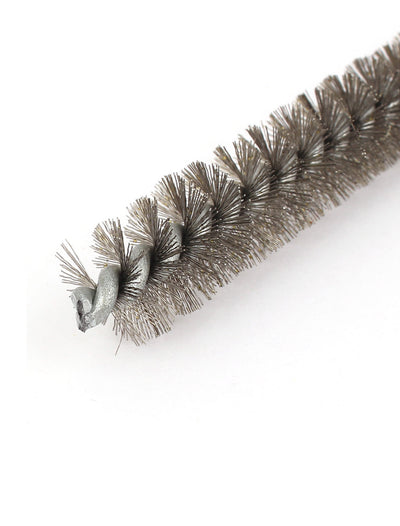 Harfington Uxcell 16cm Length 15mm Diameter Stainless Steel Wire Tube Cleaning Brush