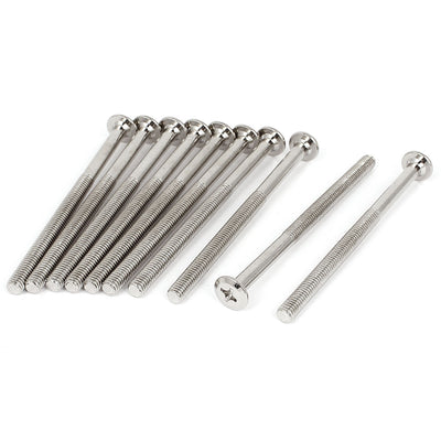 Harfington Uxcell Furniture Hardware Countersunk Phillips Socket Head Screws Bolts M6x90mm 10 Pcs