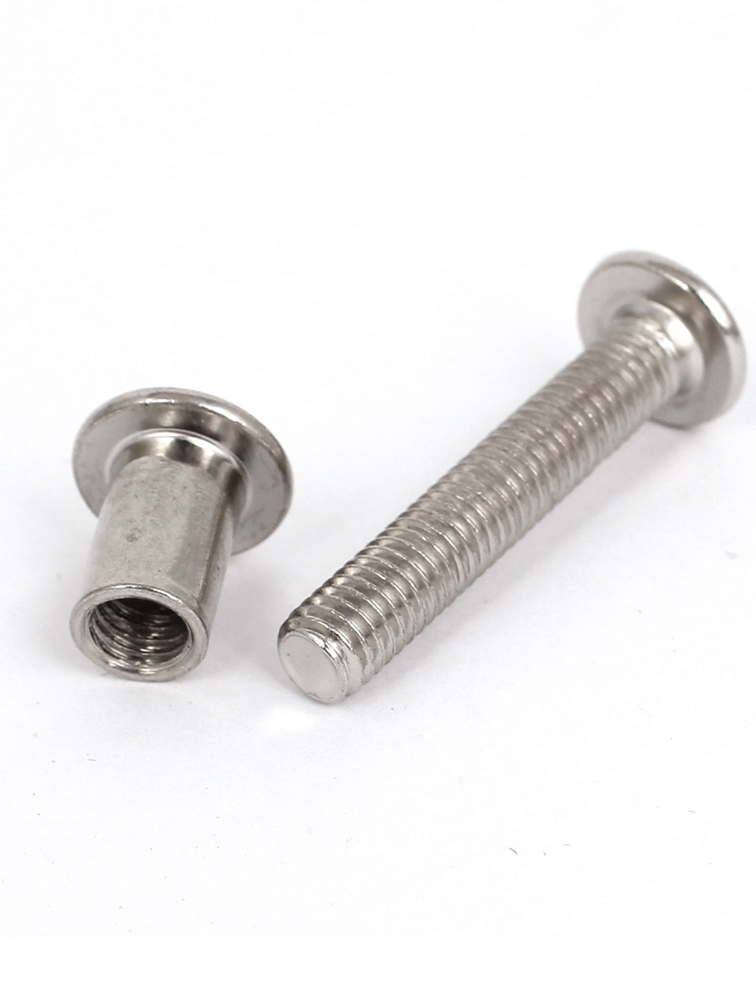 uxcell Uxcell 10 Sets 6mmx35mm Phillips Countersunk Screw Bolts Dowel Barrel Nuts Fasteners