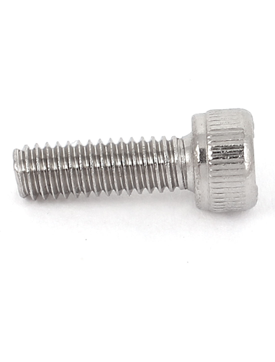 uxcell Uxcell 50 Pcs 3mm Stainless Steel Hex Key Socket Head Knurled Cap Screws Bolts M4x12mm