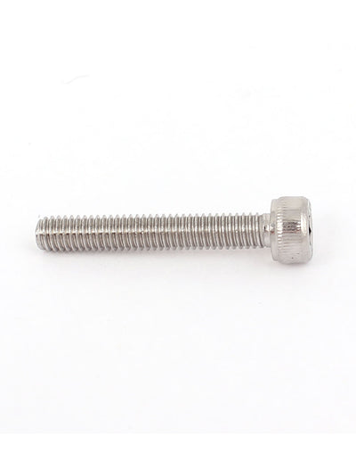 Harfington Uxcell 30 Pcs M4x25mm Hexagon Socket Head Cap Screws Key Bolts 0.7mm Pitch