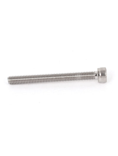 Harfington Uxcell M4x40mm 0.7mm Pitch Stainless Steel Bolts Socket Cap Head Hex Key Screws 30pcs