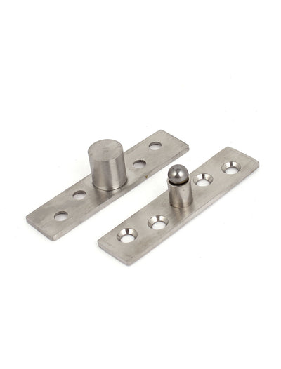 Harfington Uxcell 75 mm Länge Edelstahl 360 Grad Tür Pivot Scharnier 2 Pcs de