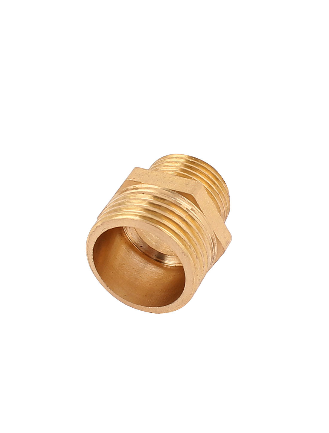 uxcell Uxcell 1/2BSP x 3/8BSP Thread Brass Hexagon Reducing Bushing Pipe Adapter