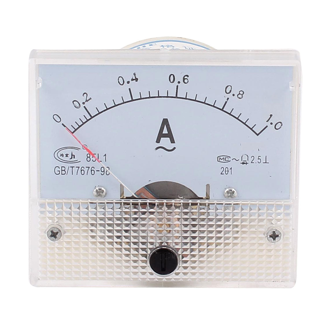 uxcell Uxcell AC 1A 85L1 Analoge Platte Strom Spannungsmesser Amperemeter Messgerät 0-1A DE de