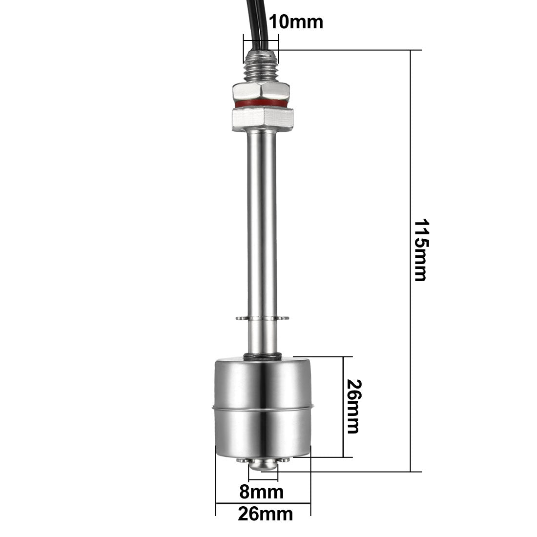 uxcell Uxcell Tank Pool Pump Stainless Steel Liquid Water Level Sensor Float Switch