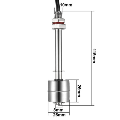 Harfington Uxcell Tank Pool Pump Stainless Steel Liquid Water Level Sensor Float Switch