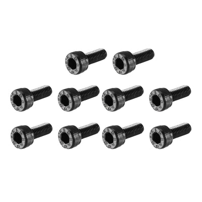 Harfington Uxcell 100Pcs M3x12mm 12.9 Alloy Steel Screw Cap Point Hex Socket Screws Bolts