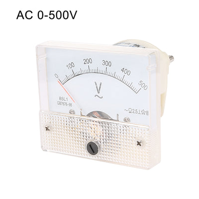 Harfington Uxcell AC 0-500V Class 2.5 Analog Panel Voltmeter Voltage Meter Measuring Gauge