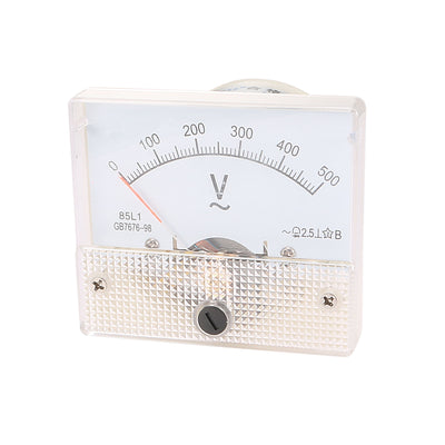 Harfington Uxcell AC 0-500V Class 2.5 Analog Panel Voltmeter Voltage Meter Measuring Gauge