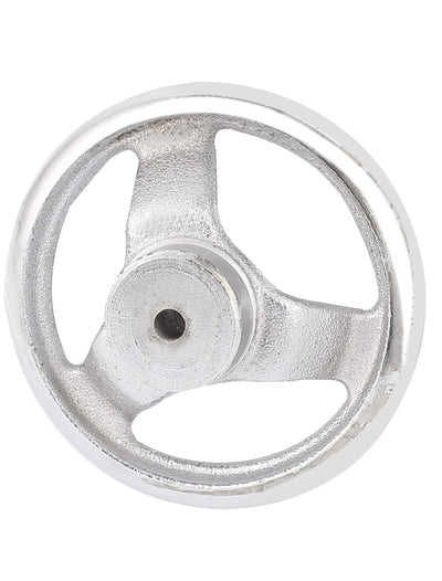 Harfington Uxcell 4" Dia Three Spoke Round Iron Hand Wheel Handwheel for Milling Machine Lathe