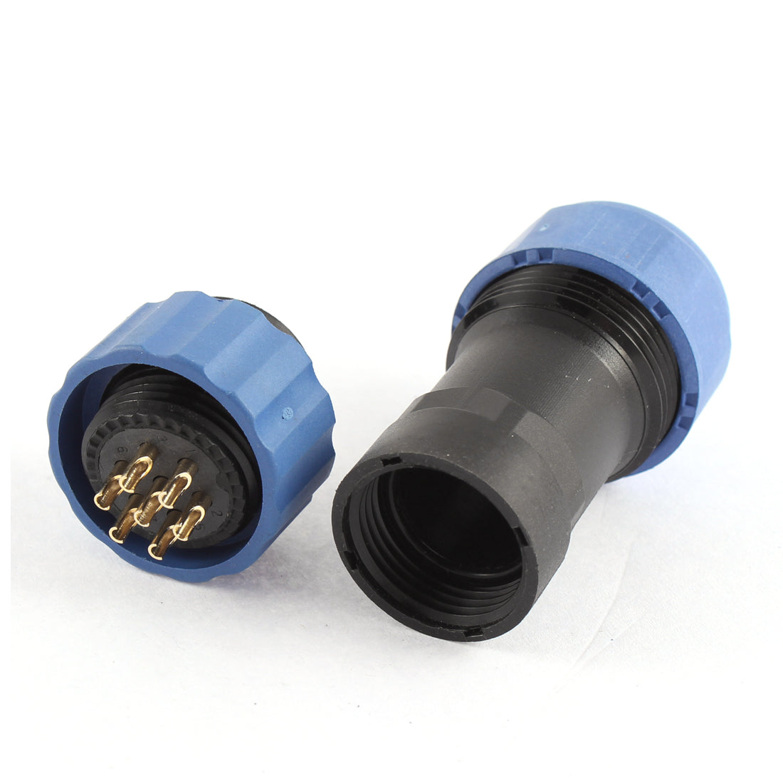 uxcell Uxcell SD20 20mm 7Pin 7P Waterproof Aviation Cable Connector Socket IP68