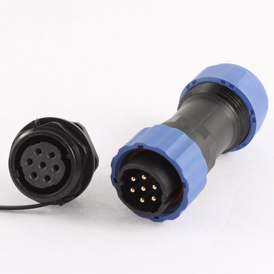 Harfington Uxcell SD20 20mm 7Pin 7P Waterproof Aviation Cable Connector Socket IP68