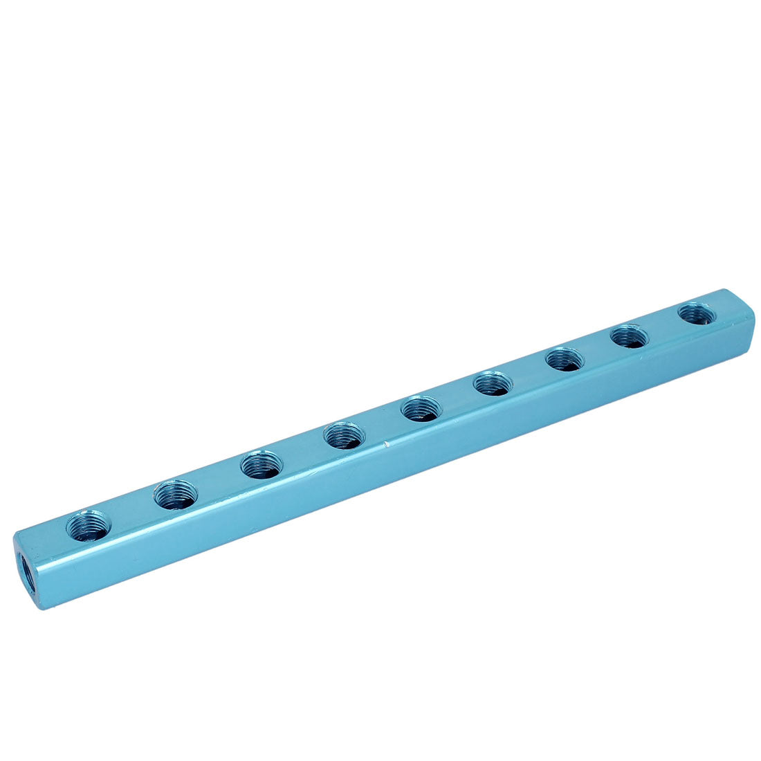 uxcell Uxcell 1/4BSP 9 Weg 12 Ports Luft Pneumatik Rohr Inline Aluminium Vielfältig Block Splitter de