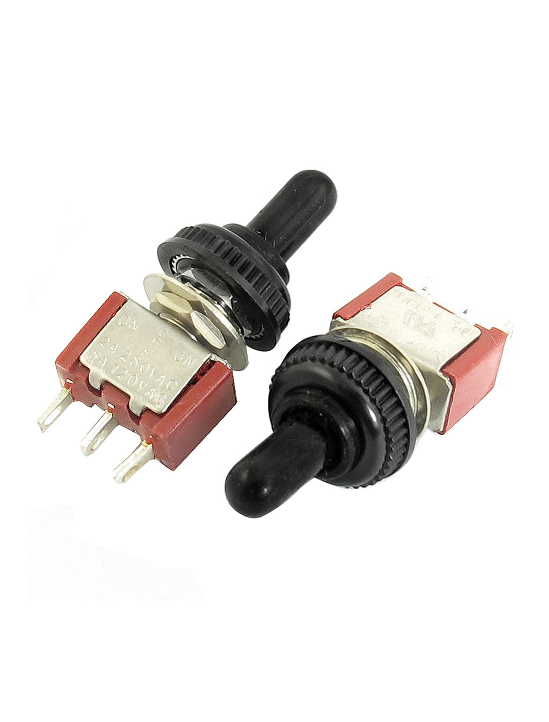 uxcell Uxcell 2PCS 3 Positions ON-OFF-ON SPDT Momentary Toggle Switch AC 250V/2A 120V/5A