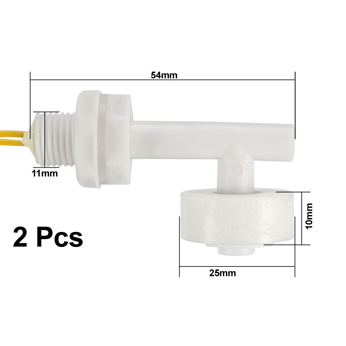 uxcell Uxcell 2Pcs Tank Pool Water Level Sensor Right Angle Float Switch