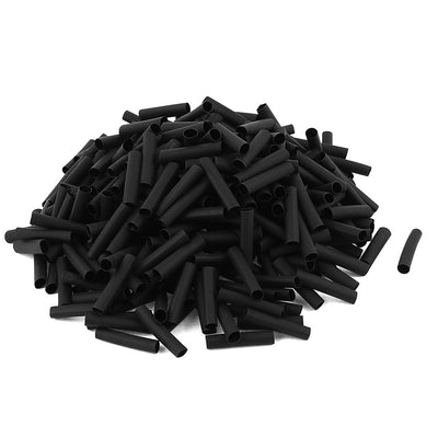 Harfington Uxcell 360pcs 5mm Dia 30mm Long Polyolefin Heat Shrink Tubing Wire Wrap Sleeve Black