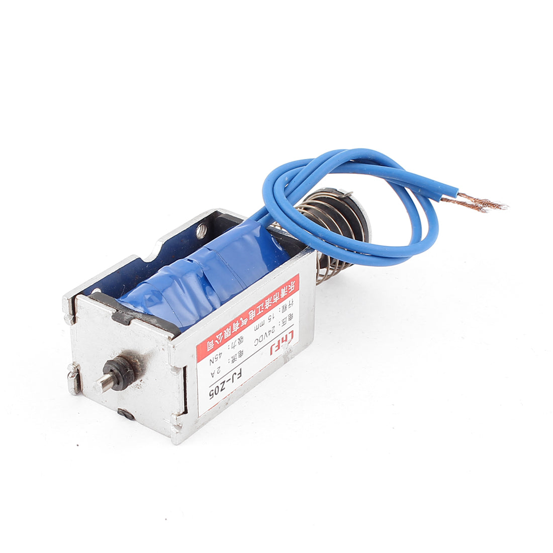 uxcell Uxcell Push Pull Type DIY DC Electromagnet Magnet Solenoid 15mm 45N DC 24V 2A