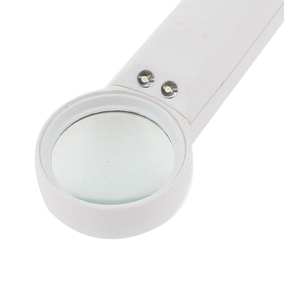 Harfington Uxcell 2 LED Light 15X Handheld Magnifying Glass