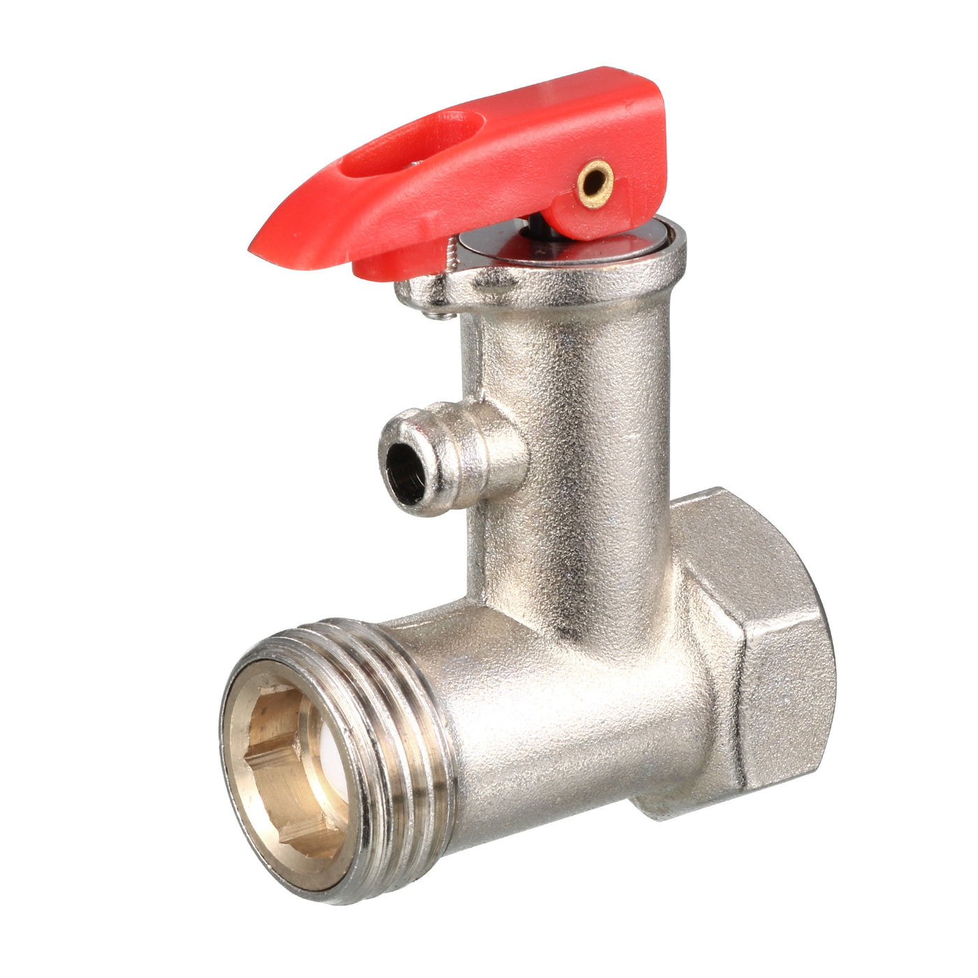 uxcell Uxcell Electric Water Heater 1/2BSP Male Thread Safety Pressure Relief Valve 0.75Mpa