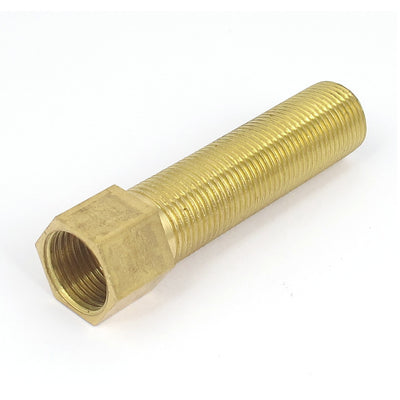 Harfington Uxcell 1/2BSP Male to 1/2BSP Female Thread Brass Hex Quick Fitting Connector Adapter