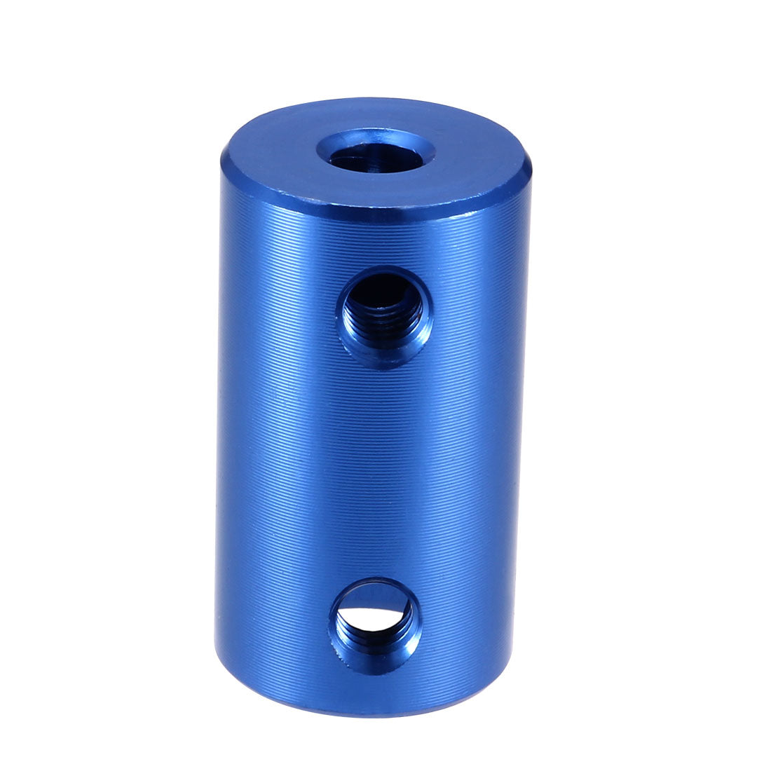 uxcell Uxcell 4mm bis 8mm Bohrung Starre Kupplungsschraube L25XD14 Aluminiumlegierung Wellenkupplungsverbinder Motorzubehör Blauer Schraubenschlüssel