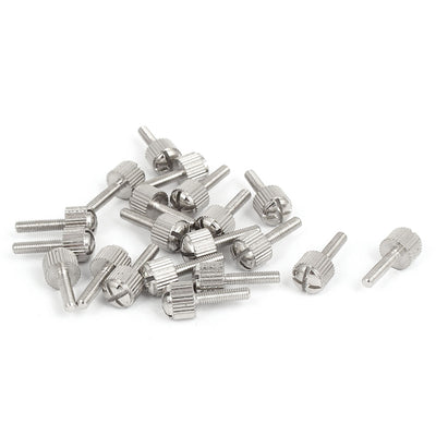 Harfington Uxcell Computer PC Case Metal Knurled Head Phillips Thumb Screws M3x12mm 20pcs