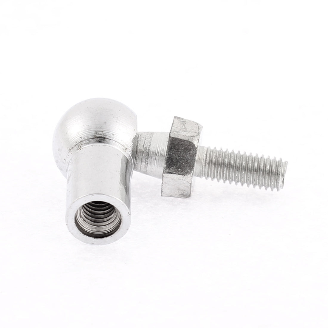 uxcell Uxcell 4stk. Gelenkkopfkugellager mit Bolzen, Recht-Hand Innengewinde M6x1,0mm und Recht-Hand Außengewinde M6x1,0mm, L-Form Kugelpfanne Endfitting