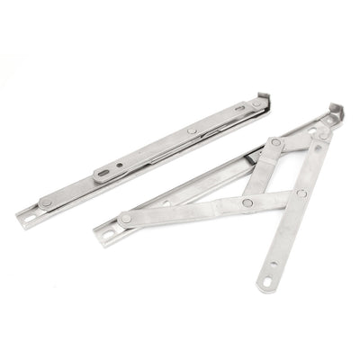 Harfington Uxcell Casement Awning Window Interlock Stainless Steel Friction Hinge Stays 10" Long 2pcs