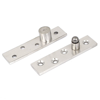 Harfington Uxcell 100mm Length Stainless Steel 360 Degree Door Pivot Hinge Hardware