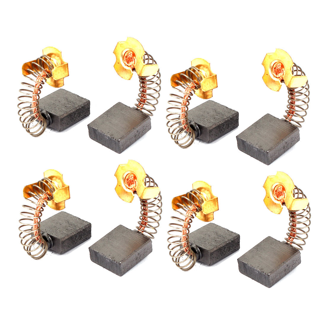 Uxcell 8 Pcs Replacement Motor Carbon Brushes 18mm X 17mm X 7mm For Electric Motors Harfington 0598