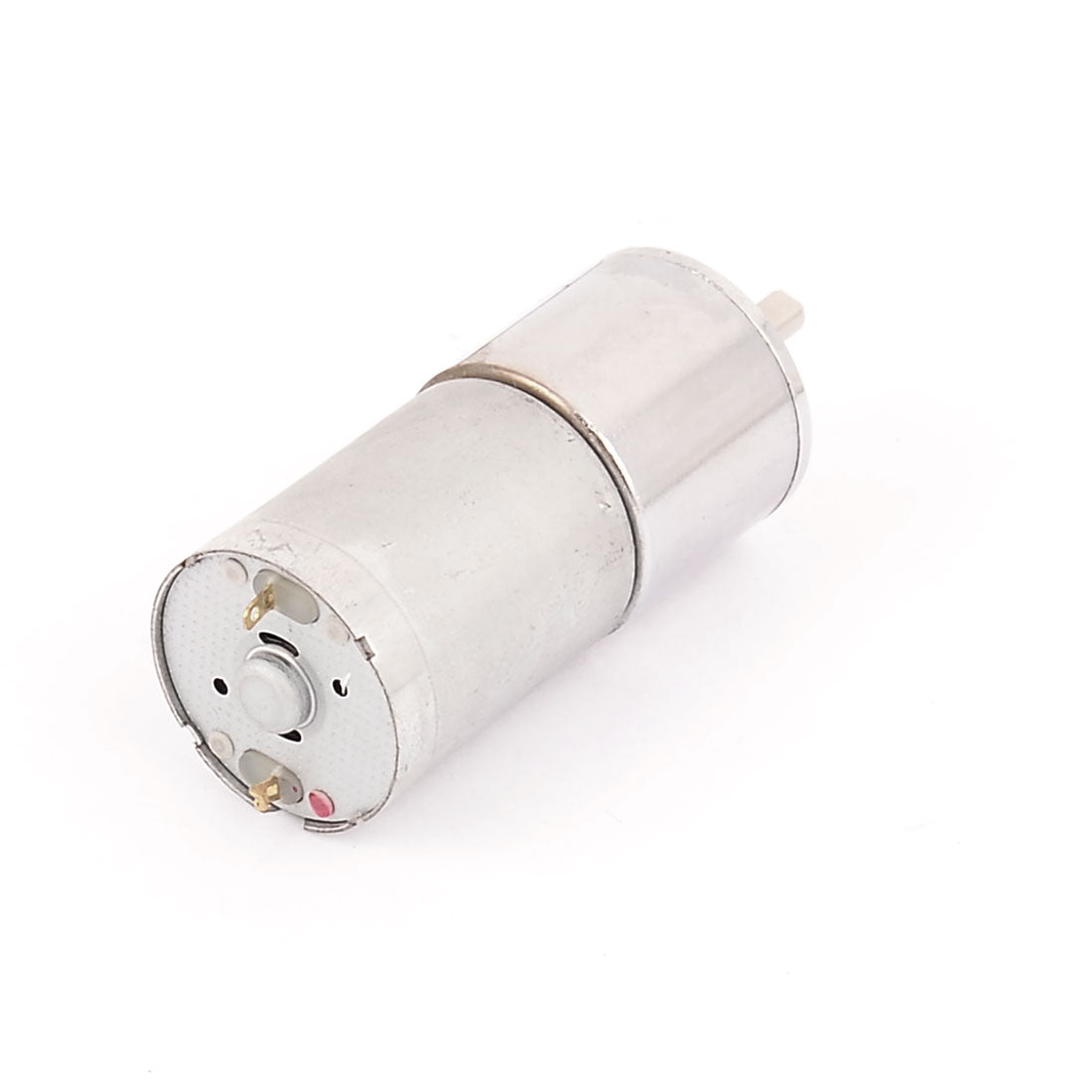 uxcell Uxcell DC 12V 60RPM 4mm Dia Shaft High Torque Low Speed Solder Cylindrical Gear Box Motor