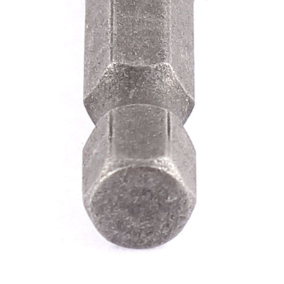 Harfington Uxcell 6.3mm Dia Hex Shank 5mm Magnetic Socket Nut Gray 65mm Long