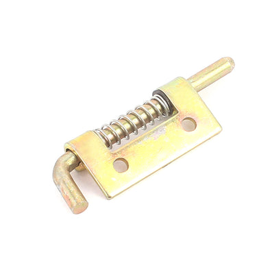 Harfington Uxcell 2pcs Cabinet Door Hinges Spring Loaded Metal Left Barrel Bolt Latch 55mm Long