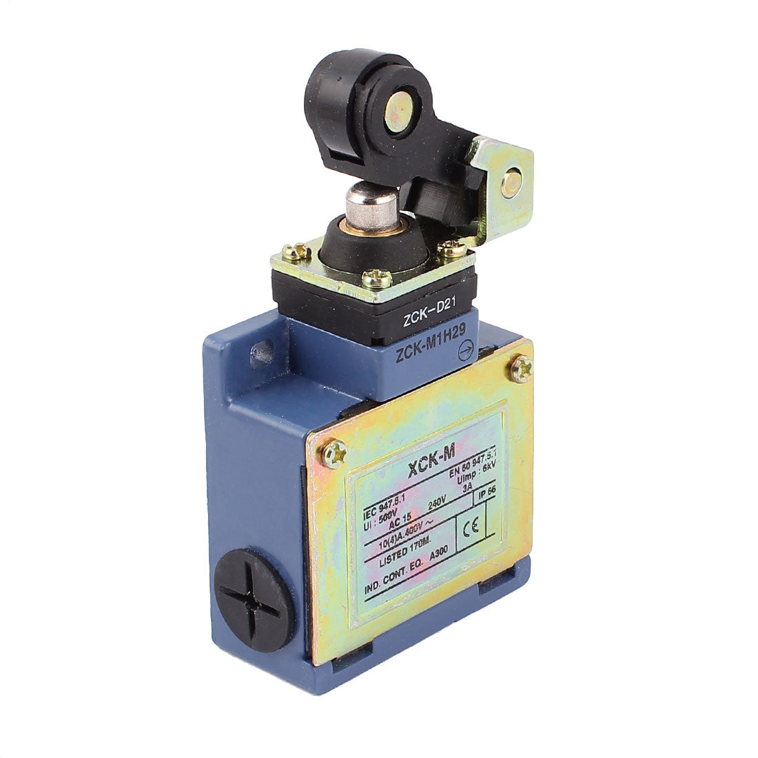 uxcell Uxcell XCK-M AC15 240V 3A Roller Lever Actuator Limit Switch